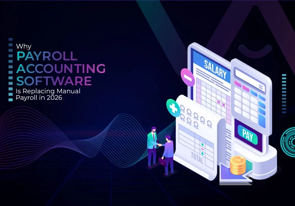 Payroll accounting software replacing manual payroll